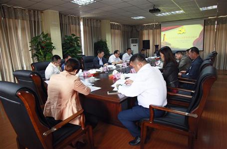 公司召开党委中心组（扩大）学习会议，，，，，，，， 集中学习贯彻党的十九大会议精神
